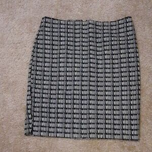 Chic Black and White Women's Skirt